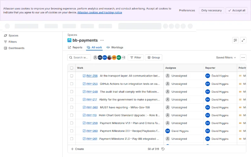 Project Tracker (Live) preview