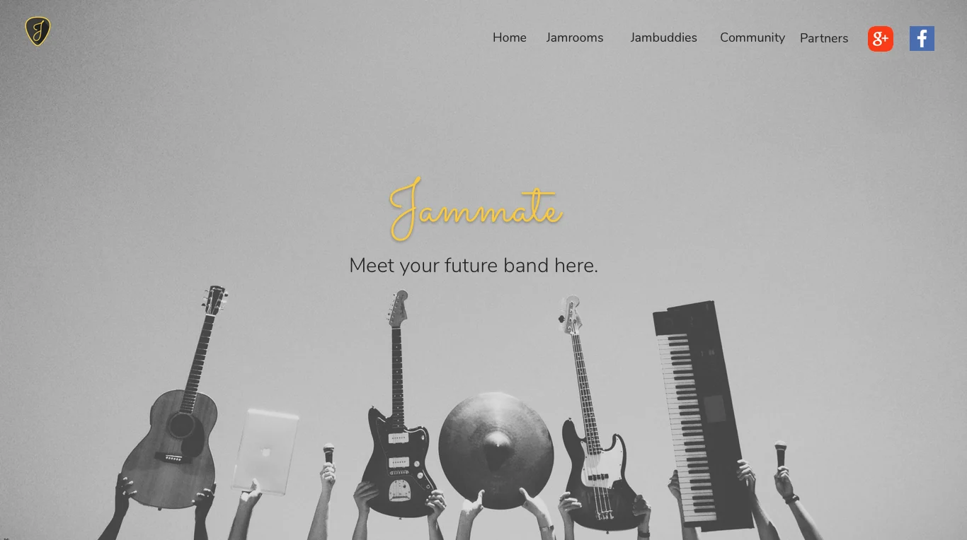 Web landing page